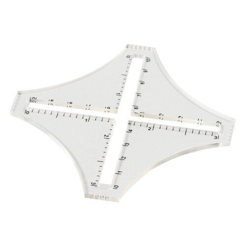 3 Count Textile Ruler Knitting Tools Rulers For Quilting And Sewing