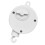 2 Pcs Music Box Clockwork Bell Holder Wind-Up Rattle White 9