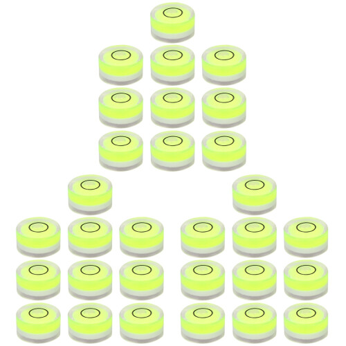 30 Pcs 18X9Mm Circular Bubble Level For Calibration 1