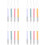 16 Pcs Ink Blending Brushes For Cards Making And Diy Crafting 6