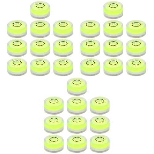 30 Pcs 18X9Mm Circular Bubble Level For Calibration 2
