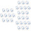 30 Pcs Creative Swimming Nose Clips Professional 6