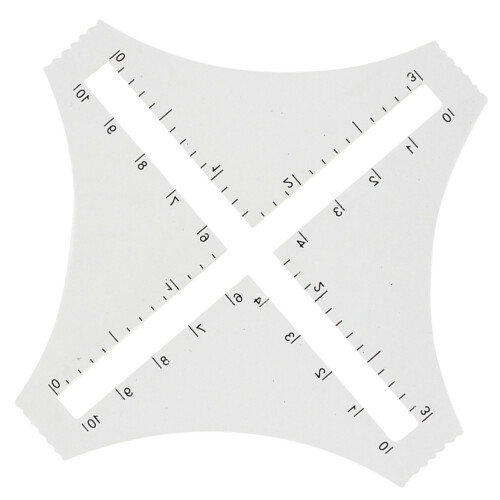 3 Count Textile Ruler Knitting Tools Rulers For Quilting And Sewing 1