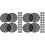 200 Pcs Planter Hole Mesh Pads Round Plant Pot Bottom Nets 4