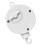 2 Pcs Music Box Clockwork Bell Holder Wind-Up Rattle White 8