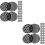 200 Pcs Planter Hole Mesh Pads Round Plant Pot Bottom Nets 8