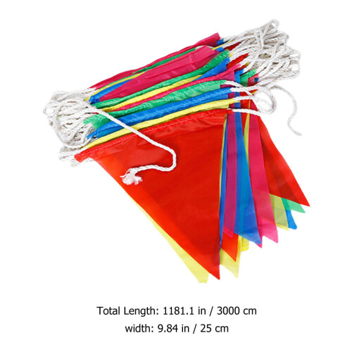 1 String Quarantine Warning Flag Supplies Polyester Isolation 1