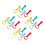 16 Pcs Pull Up Rings For Walking And Standing Support 4