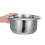 Rice Cooker Inner Pot Stainless Steel Replacement 3L Silver 4