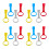 16 Pcs Pull Up Rings For Walking And Standing Support 7