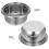 Rice Cooker Inner Pot Stainless Steel Replacement 3L Silver 8