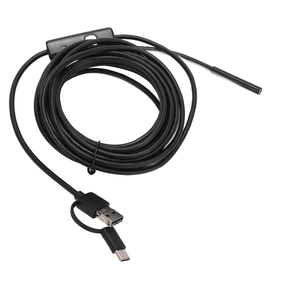 11.48Ft Usb Endoscope Camera 5.5Mm Ip67 Borescope For Maintenance 4391372586886