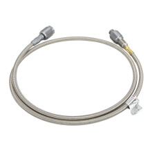 High Temp Flexible Stainless Steel Gas Hose Adapter 107cm for Camping