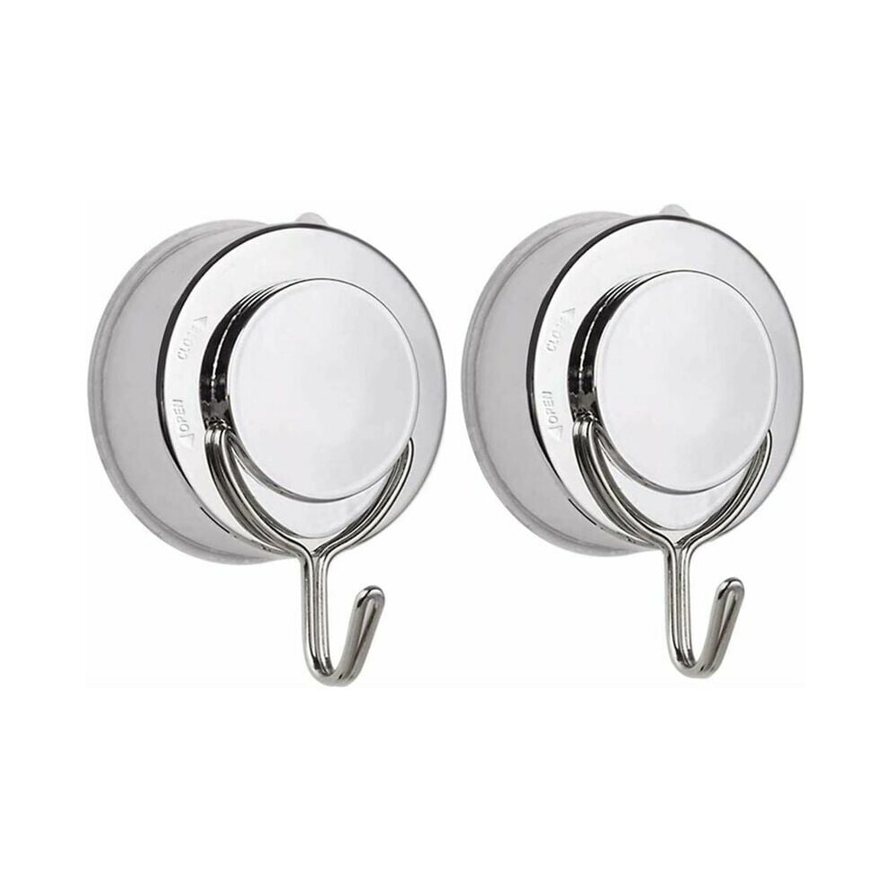 Suction Cup Hooks For Non-Porous Smooth Surface, Reusable Suction Cup Holders Offer Flexibility And Strength, Flexible Stainless Steel Hook With 90 9340959733767