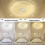 RGB LED Light, Bluetooth Speaker Dimmable Music Lamp, Smart Waterproof Ceiling Light For Bathroom, Shower (Timer Function, Eye Protection) 5