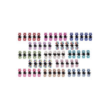 Ornements de cheveux tendance, 65 mini pinces à cheveux antidérapantes pour filles, accessoires de cheveux brillants en strass pour diverses tenues