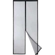 Magnetic Screen Door Reinforced Polyester For Heavy Duty Mesh, Easy Installation With Self Closing Fresh Air Circulation, Pet Friendly Doors Up To