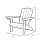 Keter Alpine Adirondack Chair Set - Grey 7