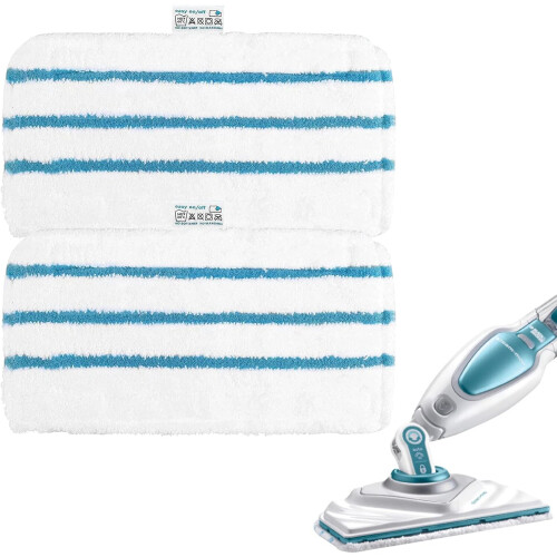 Αξεσουάρ σφουγγαρίστρας ατμού Black+Decker, Πλενόμενα σφουγγάρια για γρήγορη