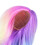 Gradient Color Ball Joint Doll Wig 21-24cm High Simulation Soft 7
