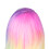 Gradient Color Ball Joint Doll Wig 21-24cm High Simulation Soft 8