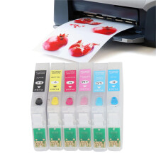 6-Color Ink Cartridge Set T0981-T0986 with Permanent Chip, for Photos & Docs