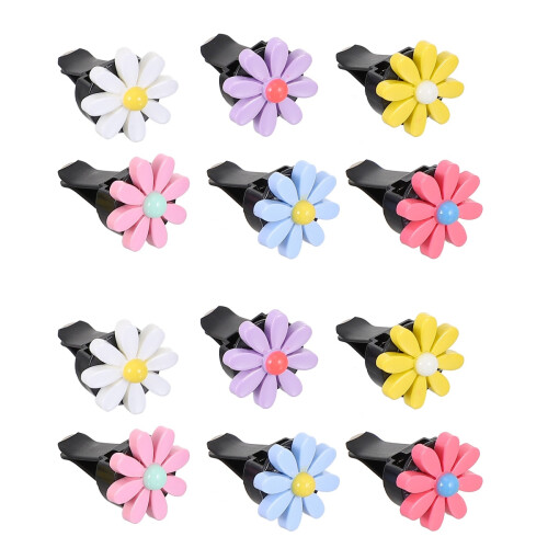 12Sets Car Aroma Diffuser Clip, Auto- 2