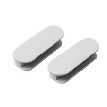 Poignée de porte coulissante ouverte, 2 pièces, poignée de-Gris