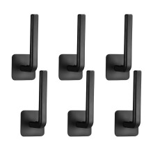 Organisateurs de porte-chapeaux adhésifs forts,-6 paquets