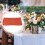 2Pcs Cheesecloth Table Runner Vintage Rustic Tablecloth For Party 9