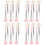 24 Pcs Double Ended Makeup Brushes For Face Eyes 5