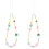 2Pièces Lanière Téléphone Perles Multicolores Charm Portable Sécurisé 3