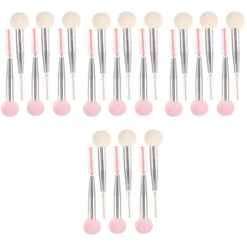 24 Pcs Double Ended Makeup Brushes For Face Eyes 2