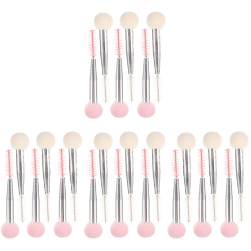 24 Pcs Double Ended Makeup Brushes For Face Eyes 1
