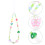 2Pièces Lanière Téléphone Perles Multicolores Charm Portable Sécurisé 9