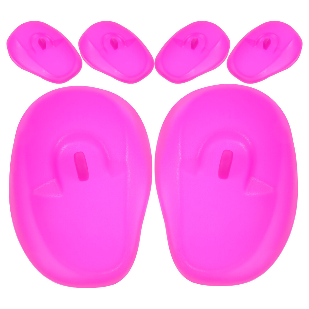 Iplusmile 6 Pcs Silicone Hair Dyeing Ear Covers For Hair Coloring