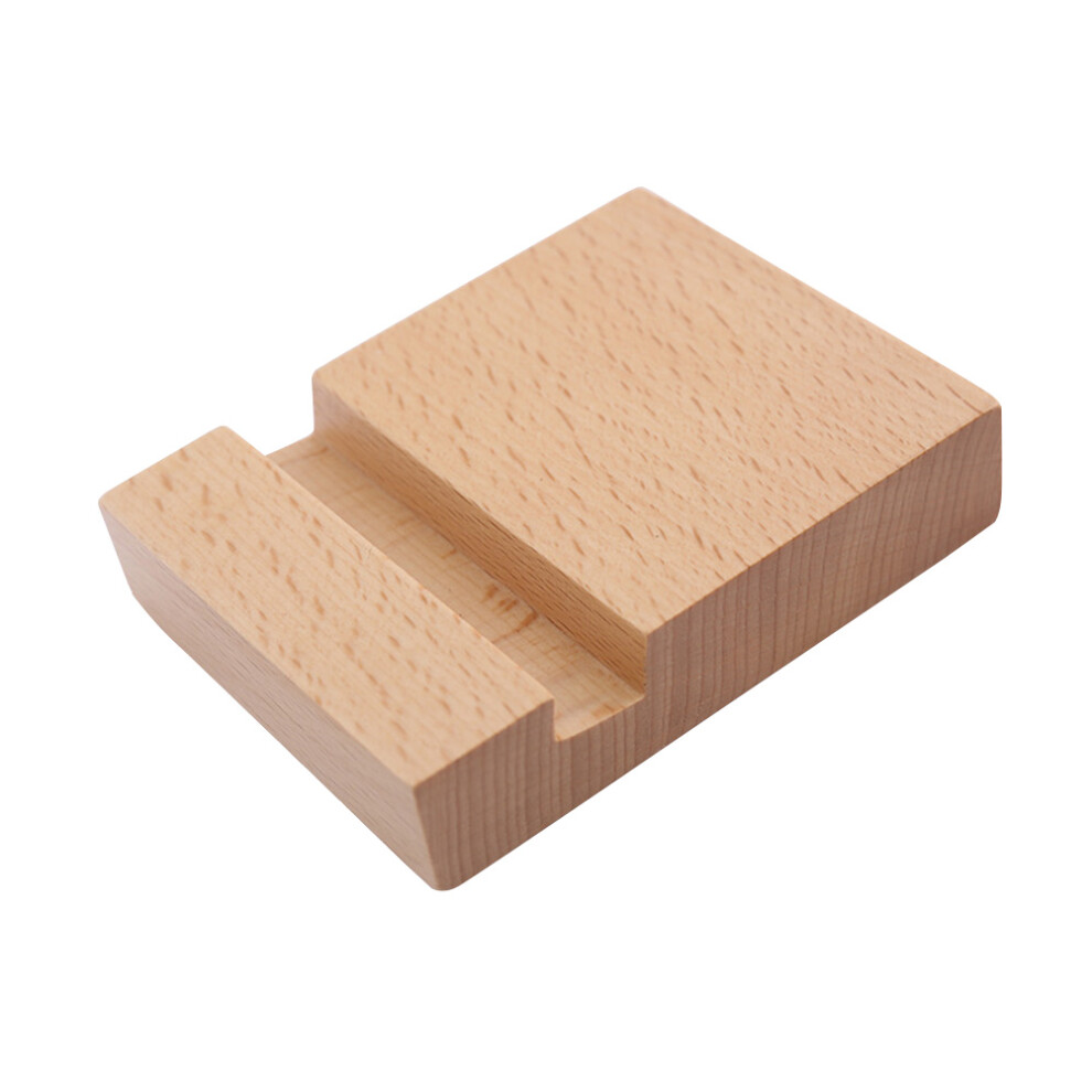 2Pcs Universal Wooden Phone Stand For Desktop And Portable Use 3612303628774