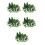 200Pcs Green Plastic Mini Trees for Diorama Model Scenery 8