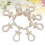 100Pcs Plastic Rod Rollers For Curtain Track Wheels (Beige) 5