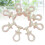 100Pcs Plastic Rod Rollers For Curtain Track Wheels (Beige) 4