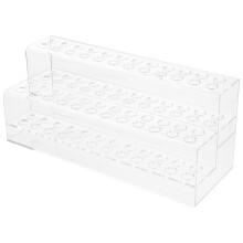 2Pièces Organiseur Stylo Transparent Multi-Compartiments En