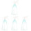 4pcs Watering Can Spray Bottle Plastic Alcohol 4