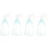 4pcs Watering Can Spray Bottle Plastic Alcohol 6