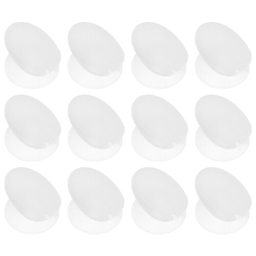 36 Pcs Silicone Dustproof Lip Brush Covers Anti-Lost