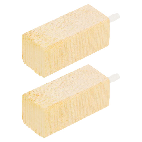 10 Pcs Wooden Protein Skimmer Bubble Stone Diffuser For Fish Tank