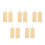 10 Pcs Wooden Protein Skimmer Bubble Stone Diffuser For Fish Tank 9