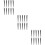 3 Pcs Gardening Bracket Drip Irrigation Accessories Hose Guide Stake 3