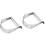 2Pcs Baking Dough Cutter Stainless Steel Pastry Press Tool Silver 4