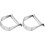 2Pcs Baking Dough Cutter Stainless Steel Pastry Press Tool Silver 2