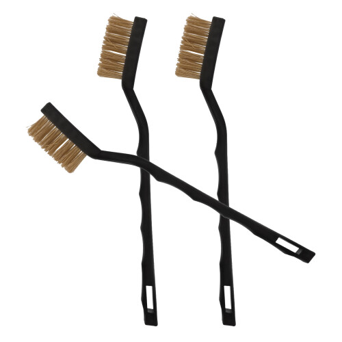 6Pcs Compact Brass Wire Brushes for Metal Rust and Dirt Removal 1